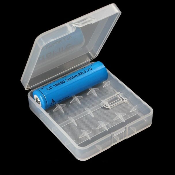 batterí box fyrir 4 x 18650 batterí
