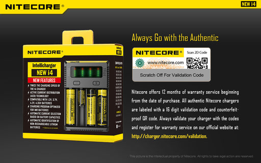 Nitecore Intellicharger NEW i4